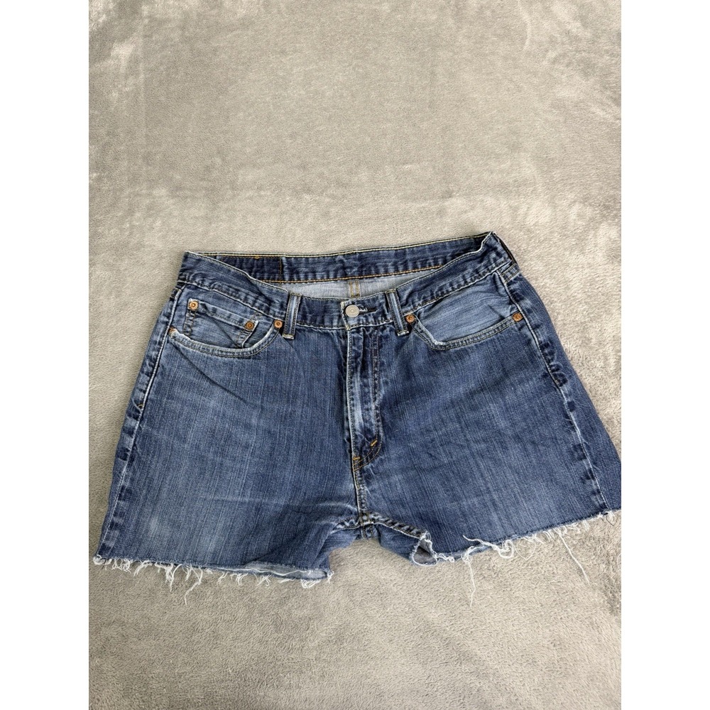 Levi's 514 Denim Jean Shorts Women's Size 33 Blue